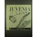 1944 Juvenia Watches Ad - accuracy and elegance since 1860