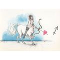 Romantic Minotaur Sagittarius Ronald Searle Zod...