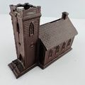Little Brown Church Metal Bank 1950s EAMES ERA