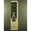 1961 Elizabeth Arden Memoire Cherie Perfume Advertisement - The finest fragrance