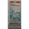 1970 Esso Road Map Section 3 Wales & South and ...