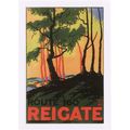 Tram Poster Art Postcard London Transport REIGA...