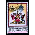 TRINIDAD AND TOBAGO 1972 SG 346 15c ARMS OF TRI...