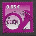 EST 2013 €0.65 (S/A) 'POST HORN' FINE USED (EBI...