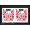 CVP32 38c Shield Very Fine MNH Pair PA5009