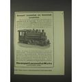 1910 Davenport Locomotives Ad - Are Guaranteed