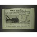 1911 Thew Automatic Shovel Type No. 0 Shovel Ad