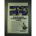 1987 Delta 1" Belt Sander Ad - It can do so much, it's almost unfair to call it