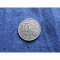 1966 AUSTRLIA 10 CENTS COIN.