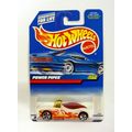 Hot Wheels Power Pipes #1100 White Die-Cast Car...