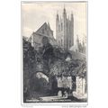 CANTERBURY CATHEDRAL FROM DARK ENTRY, KENT, ENG...