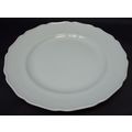 1 Dinner Plate Romantica White Kaiser Ribbed Sc...