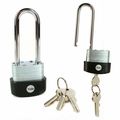 2x HARDENED STEEL LONG SHACKLE PADLOCKS High Se...
