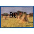 Art Postcard Haystacks Walberswick Suffolk Nr B...