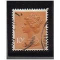 1976 GB 10P BROWN F/U SG X886
