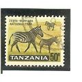 Tanzania QE11 1965 50c Common Zebra Manyara Nat...