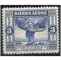 Sierra Leone 1933 SG172 3d Blue Mounted Mint . .
