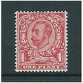 gb stamp downey head sg350 hm cresed george v