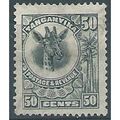 Tanganyika 1922 SG81 50c Slate-Grey Mounted Min...