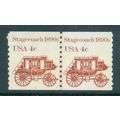 1898A 4c Stagecoach Fine MNH Dry Gum CNP Left 3...