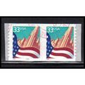 Used 3281 33c U.S. Flag Over City Fine CNP Left...