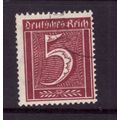 GERMANY 1921 SG 153 5pf RED FINE USED #5