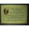 1932 State University of Iowa Ad, School Admini...