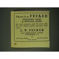 1946 J.W. Fecker Scopes Ad