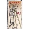 POLAND, Pithead, Polish Industry, orange 1966, ...
