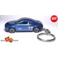 HTF RARE KEYCHAIN BLUE AUDI TT TURBO/QUATTRO CU...