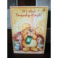 21st Birthday Card - ( CHEAP COLLECTION ONLY CA...