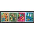 1972 Michel 711/714 - MNH (**) - BIRD ANIMAL