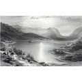 GRASSMERE FROM LOUGHRIGG FELL 1858 George Picke...