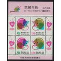 Taiwan Chinese New Year of the Rat MS 1995 MNH ...