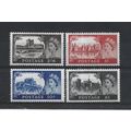 GB.1967-68 Castles set of 4.Mounted Mint.Jul25
