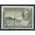 Nyasaland 1945 SG151 9d Black & Olive Mounted M...
