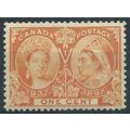 Canada 1897 SG122 1c Orange Jubilee Mounted Min...