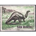 San Marino 1967 - SG773 - 1L - Brontosaurus - MH