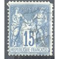 France 1876 - SG279 - 15c blue - Peace & Commer...