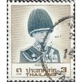 THAILAND, King Bhumibol, brown 1988, 3Baht, #2