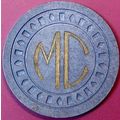 MC(Foy Frazier). Vintage Casino Chip. Fresno, C...