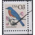 USA, 1991 3c Bluebird, SG 2589 (Scott #2478), u...