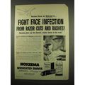 1957 Noxzema Shave Cream Ad - Fight Face Infection