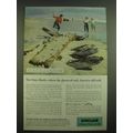 1957 Sinclair Oil Ad - The Outer Banks where the ghosts of early America Walk