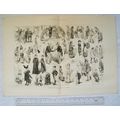 1881 engraving Sketches of the Fancy Dress Ball...
