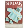 Vintage: Sirdar 3147 hooded coat & bootees, DK,...