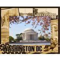 Washington D.C. Montage Laser Engraved Wood Pic...