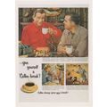 John Wayne Coffee Trouble Along The Way TV Show Advertising Postcard
