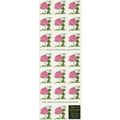 Pink Rose Pane of Twenty 32 Cent Postage Stamps...