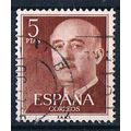 Spain 1955 SG1223 sp14 General Franco 5p Used S...